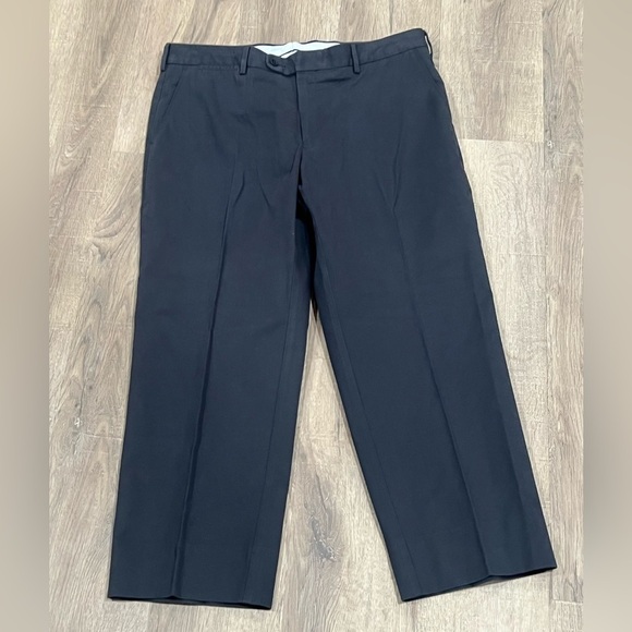 Ballin Relax 36W 27L Wrinkle Free Non-Iron Navy Classic Chino Trouser - Picture 2 of 10